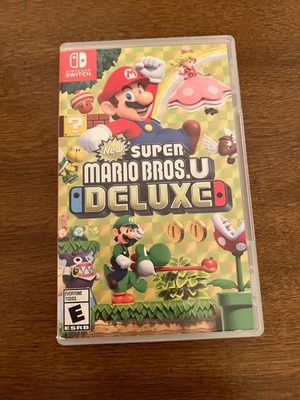 New Super Mario Bros U Deluxe Nintendo Switch Game Case (NO CARTRIDGE)