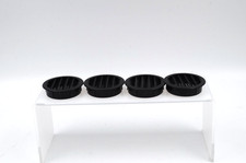 2" Round Plastic Vent Black: Package of 4 , 1.5" pack of 5 , 1" pack of 6 