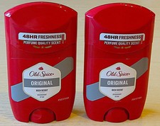 2 X OLD SPICE ORIGINAL RICH SCENT DEODORANT STICKS 50ML BRAND NEW FREE POST !