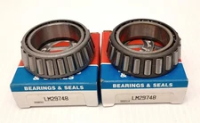 Bearing LM29748 Tapered Roller Bearing Cone 1-1/2" Bore (Pack Of 2)