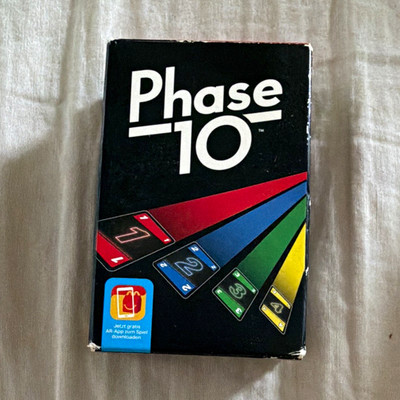 Mattel Phase 10 Kartenspiel, 2 4 Spieler, Strategie, 23928-03, 2021
