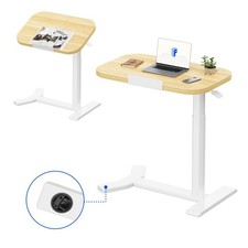 FLEXISPOT H5 C-Shaped Side Table Height Adjustable End Table for Small Spaces