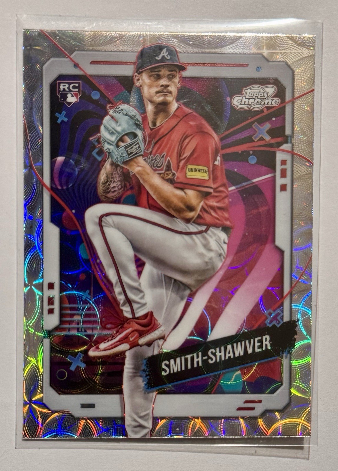 2024 Topps Cosmic Chrome Nucleus Refractor AJ Smith-Shawver #62 Rookie RC