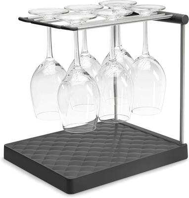 #ad Kohler K 8628 CHR Wine Glass Drying Rack Wine Glasses Rack Organizer Folding D $47.84