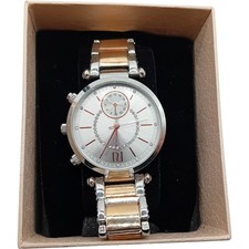 RIVER ISLAND Women's Wristwatch Silver & Gold Bracelet Style Pre-Loved