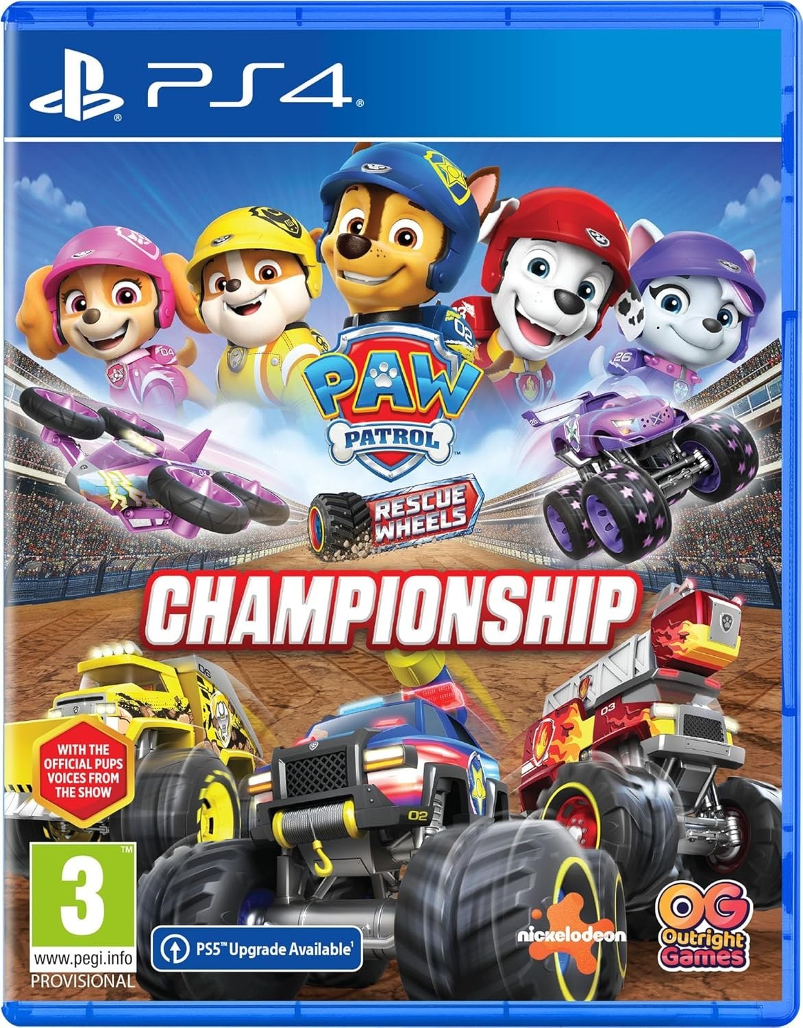 PAW Patrol Rescue Wheels Championship (PS4) NEW UK PreSale 31/10/2025