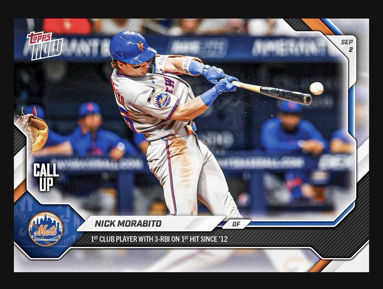 2026 Topps Now MLB #628 Nick Morabito RC New York Mets - PRESALE