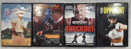 Lot Of 4 Sports Movie DVDs The Natural