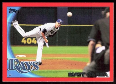 2010 Topps #399 Matt Garza RED BORDER /299 Tampa Bay Rays