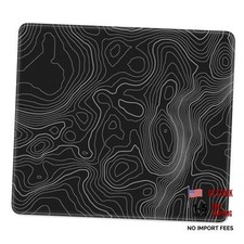 Mouse Pad, Minimalism Marble Style Computer Pad, Anti-Slip Rubber A-Black Swirl