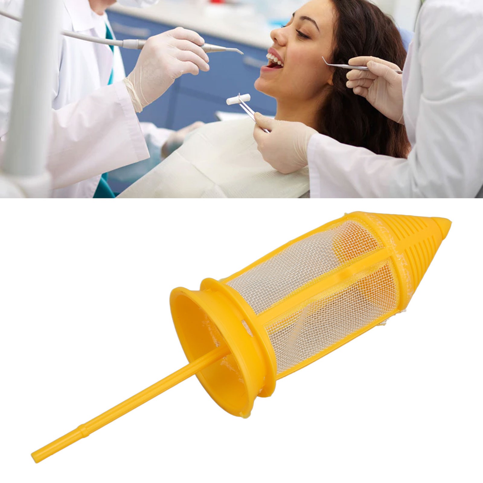 Dental Valve Strong Suction Weak Suction Filter Yellow Dental Chair Water Fi ECM