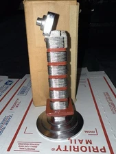 Johnson Wax Research Tower Desk Lighter w Box Wick InstructionFrank Lloyd Wright