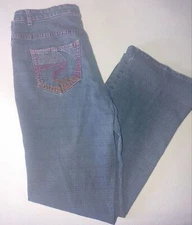 Crest Women's High-Rise Boot Cut Jeans Size 18/29 Five Pocket Design Stretch