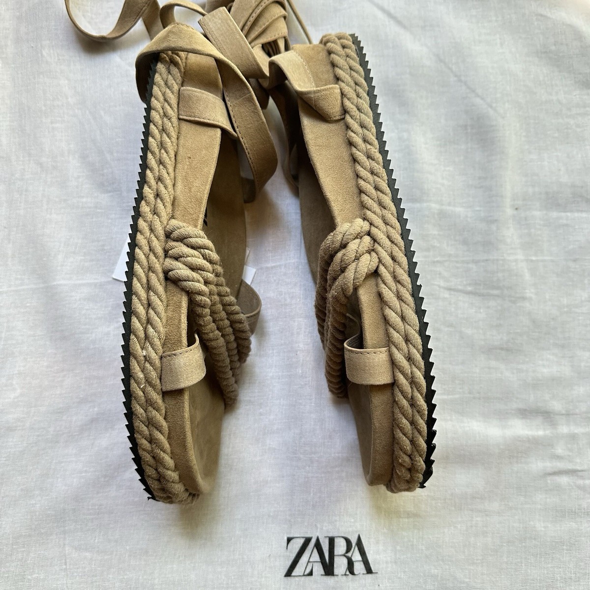 【ZARA】ロープデザインサンダル 2750/520/102 ZARA】ロープデザインサンダル 2750/520/102 (ZARA/サンダル