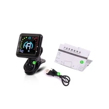 MT90R 2-in-1 Tuner Metronome Rechargeable Clip on Tuner for Violin Bass Guitar-