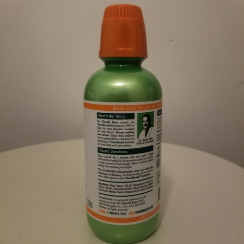 TheraBreath Fresh Breath Oral Rinse Mouthwash Mild Mint 16fl.oz (473ml