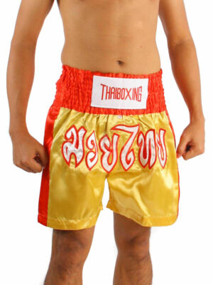 Muay Thai Boxing Shorts Thaiboxen Kickboxen Sport Kampfsport Hose Satin-NEU