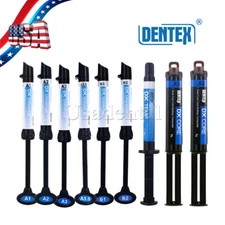 Dentex Dental Light Cure Composite Resin A1/A2/A3 Temp Fill/Dual Cure Flow Resin