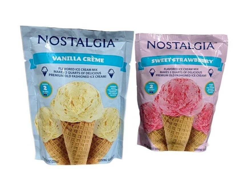 Nostalgia Vanilla Ice Cream Mix