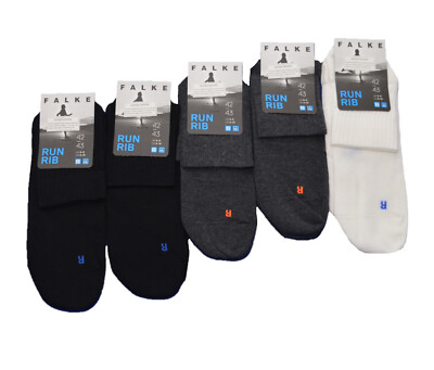 Falke B-Ware 5 Paar Socken Run RIB Größe 42 - 43 Socke Herren Strümpfe Set B244