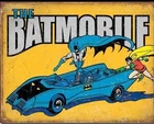 Batmobile Batman And Robin Metal Tin Sign Vintage Retro Look DC Comics New #2028