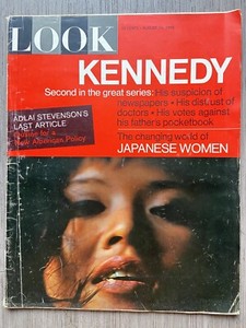 Look Magazine August 24, 1965 Kennedy, Adlai Stevenson, Pope John, Japan Women