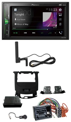 Pioneer MP3 DAB AUX 2DIN Bluetooth Autoradio für Chevrolet Cruze ab 16 Klavierla