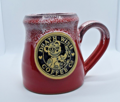 Death Wish Coffee Deady Teddy Bear Mug 2296/5000 Valentines Day 2017 | eBay