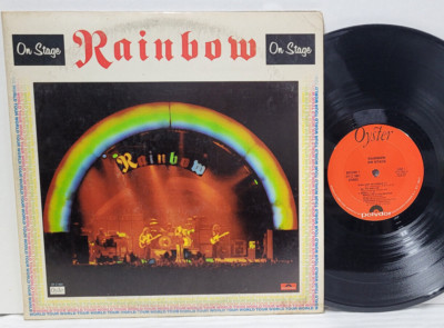 RAINBOW On Stage 1978 1st Press 2LP OYSTER OY-2-1801 Sterling ULTRASONIC Cleaned