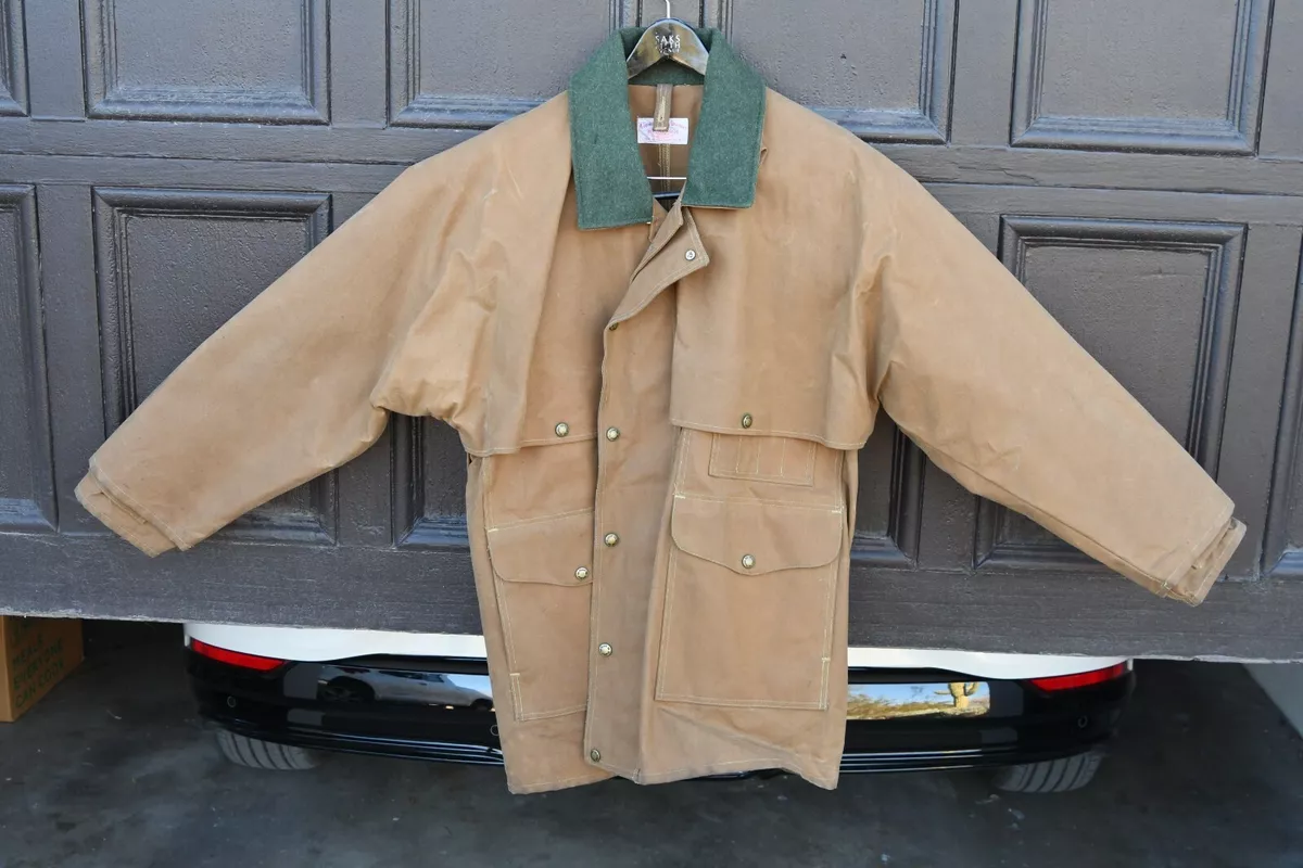 Contiene Competitivo dueño C.C. Filson Tin Cloth Packer Coat Oil Finish Jacket, Made in USA | eBay