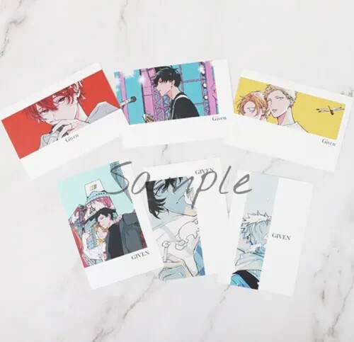 Given Movie Exhibition 2024 Postcard Complete Set Japan New