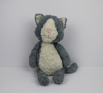 Jellycat Tuffet Kitty Cat Blue Grey Long Tail Floppy Arms Legs