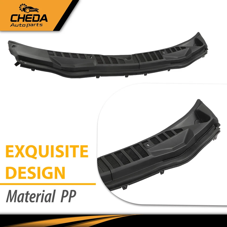 Juego de rejilla de panel de cubierta limpiaparabrisas apto para Ford Super Duty F250 F350 2017-22 Foto 4 de 4