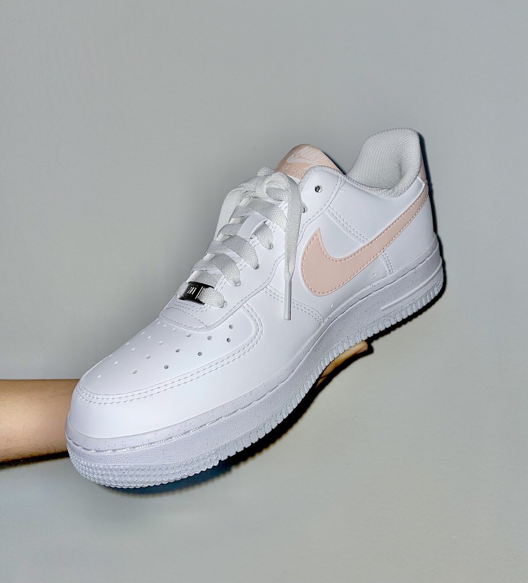 nike air force 1 rose gold tick