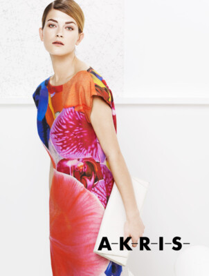 AKRIS Tokyo Floral Print Dress SZ 36 = US 4 - NWOT