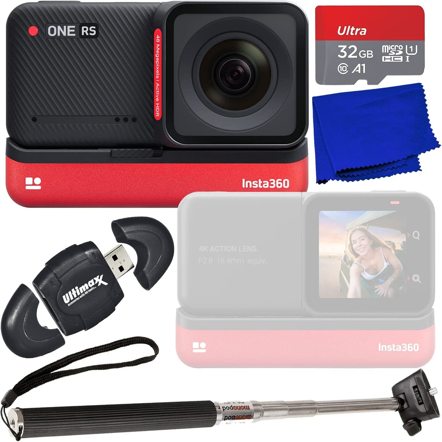 Insta ONE RS 4K Edition CINRSGP/E   5PC Essential Accessory