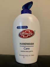 Lot Of 3 Lifebuoy Hand Wash Care Washes Away Germs 8.45 FL Oz / 250 ml 