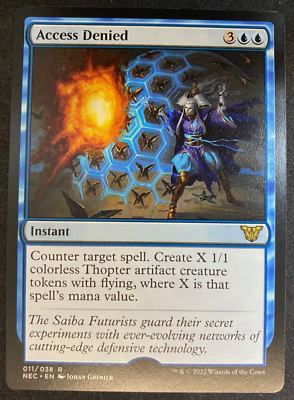 Access Denied - MTG Magic - Commander - Misprint Missing Holo