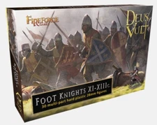 🌳28mm Foot Knights 11-13th Century Medieval Deus Vult, Fireforge Games BNIB,