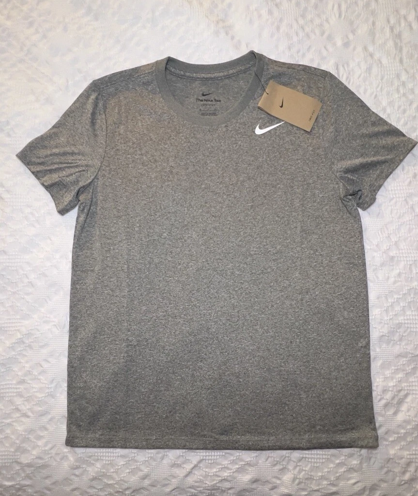 Women's Nike Dri-Fit T-Shirt Medium CRGO Khaki White
