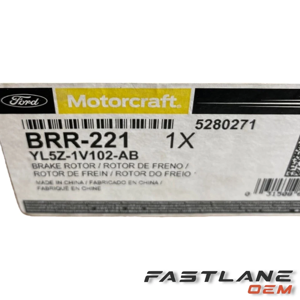 1995-1997 FORD RANGER CUBO DE DISCO DE FREIO DIANTEIRO E ROTOR NOVO FABRICANTE DE EQUIPAMENTO ORIGINAL YL5Z-1V102-AB - Imagem 3 de 4