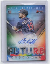 2021 Bowman's Best #BFVA-AK Alex Kirilloff Future Vibrance RC Auto #/150