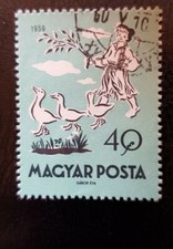 Hungary 40f Stamp | 1959 Fairy Tales | Used 