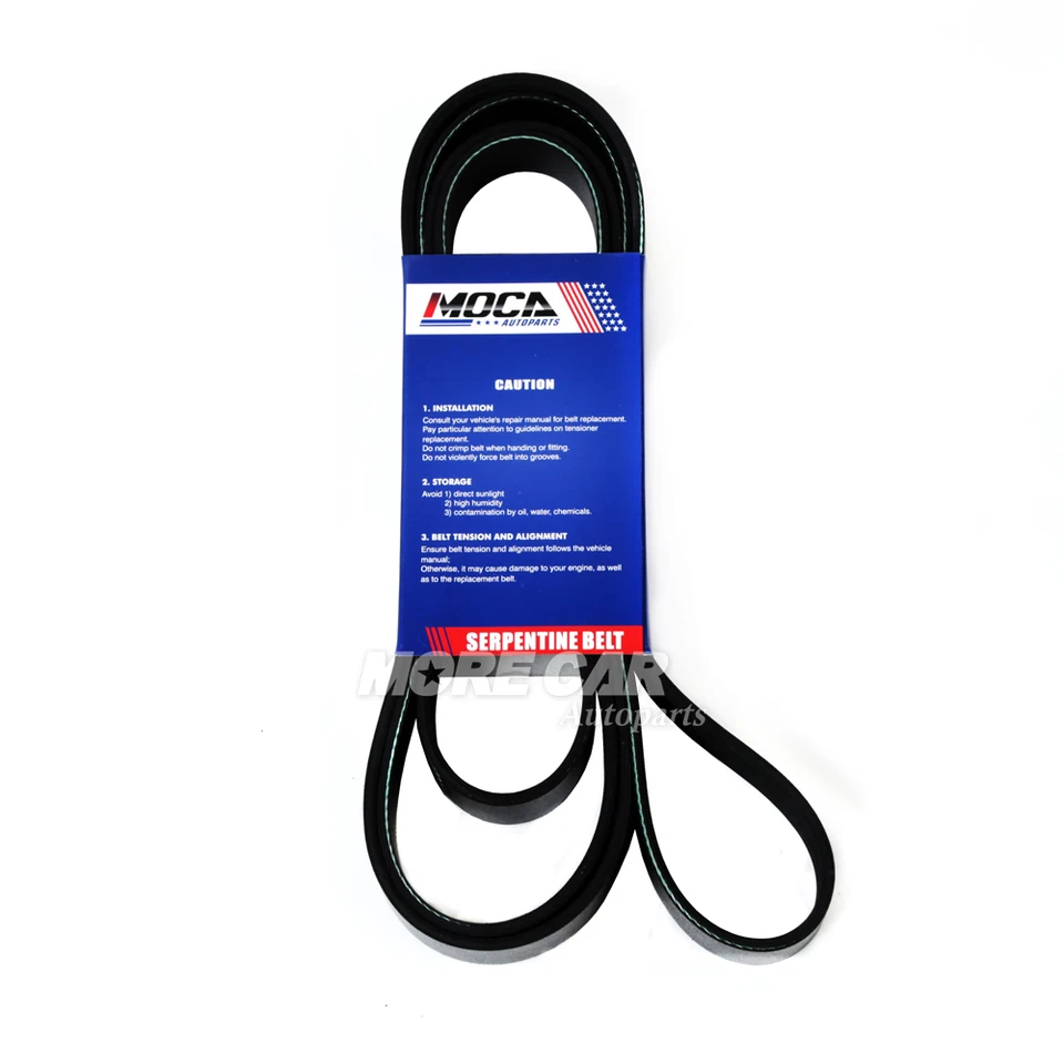 Cinturón Serpentine para 99-02 Ford F550 F450 F350 F350 F250 Super Duty 5,4 L 6,8 L Foto 3 de 4