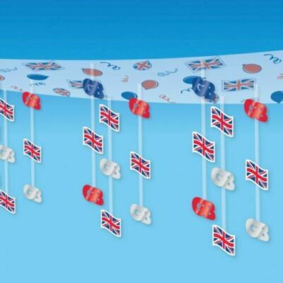 Union Jack Deckendeko Großbritannien Flagge Royal Wedding 3m x 30cm VE Day