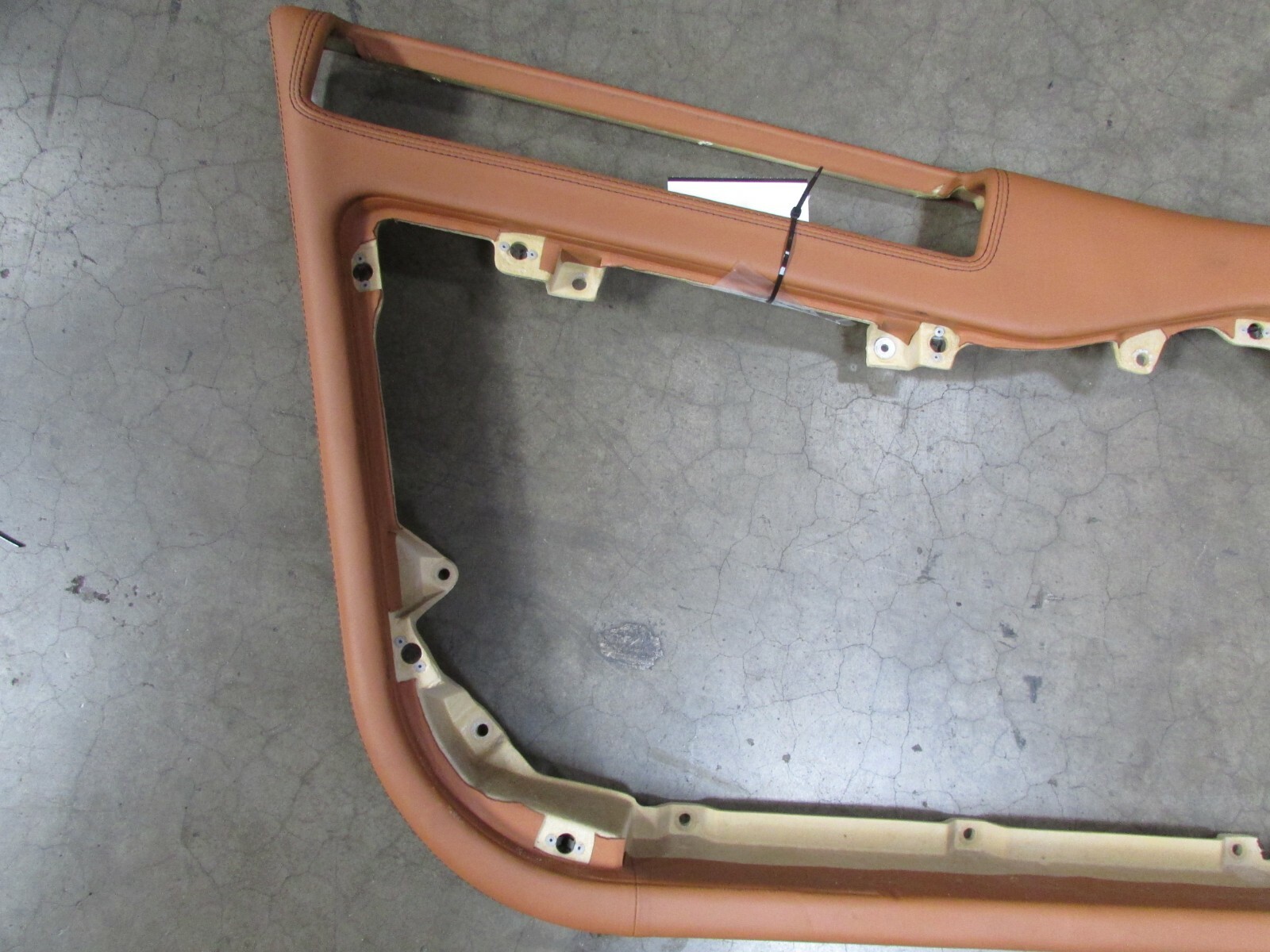 Ferrari 599 GTB, LH, Left Leather Door Trim Panel, Cuoio, Used, P/N 0687829..