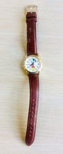 Disney Mickey Mouse Watch RRS58AX Leather Band Japan Movement Water Resistant