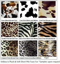 Faux Fur Animal Print Futon Cover Slip Cover Full