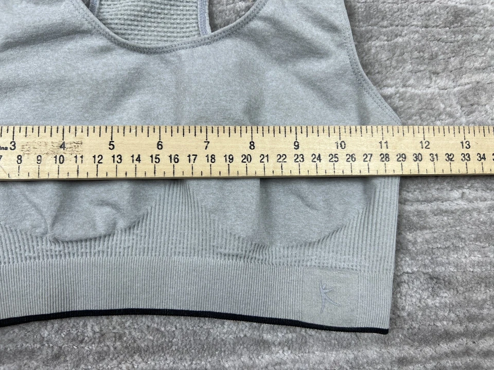 Danskin теперь спортивный бюстгальтер женщин маленький серый Athletic без рукавов - Изображение 4 из 4