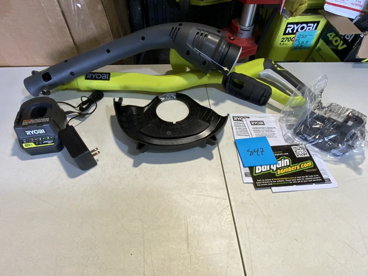 Ryobi P2036 ONE 18 Volt Lithium Ion Corless 10 String Trimmer L